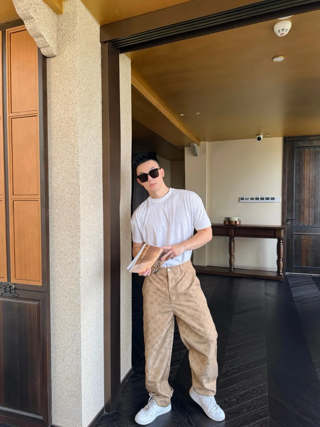 Louis Vuitton/Louis Vuitton presbyopia printed tear-resistant trousers